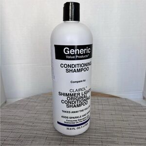 Generic Value Products Conditioning Purple Shampoo compare to Clairol 33.8 oz